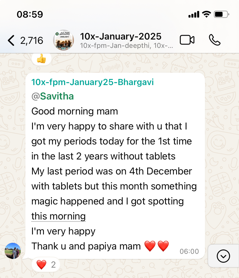 Testimonial from Bhargavi